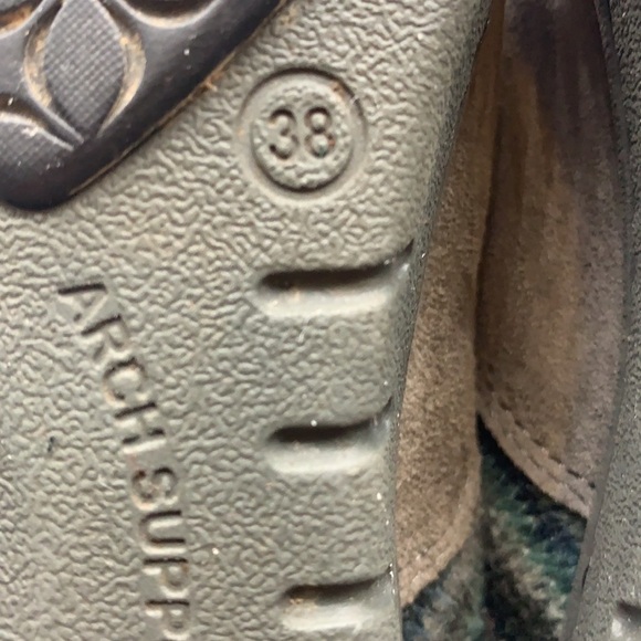 Dansko Gray Blue Green Sweater Top Mule Clog Sz 38. DAN0196B - Picture 8 of 11